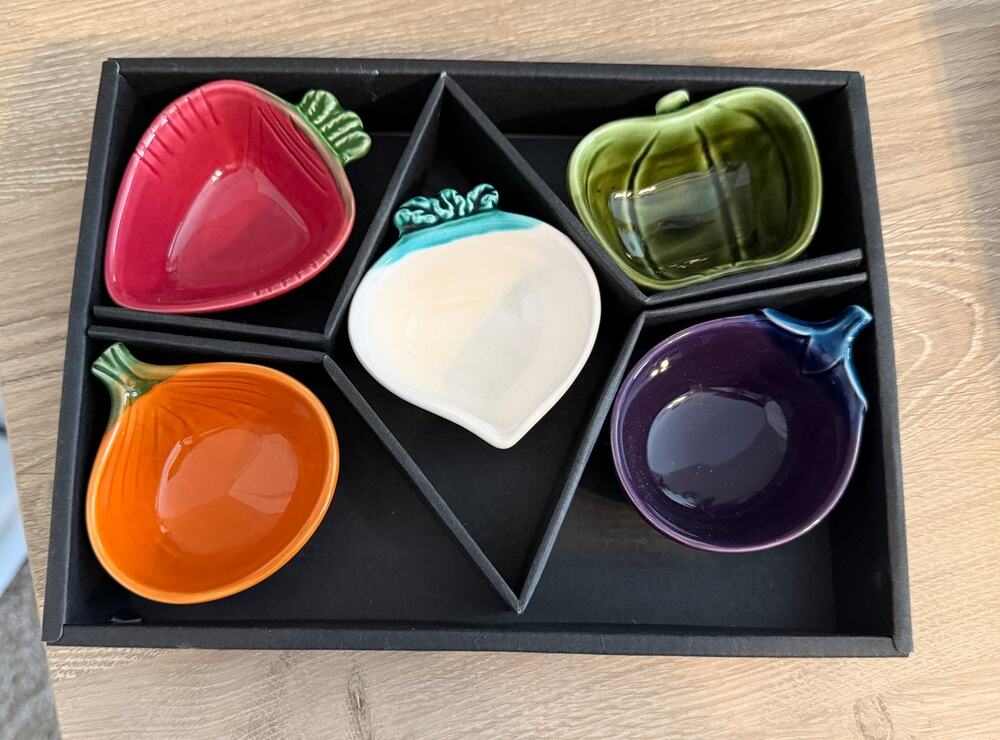 Utsuwa No Yakata Veggie 5 Piece Veggie Bowl Set